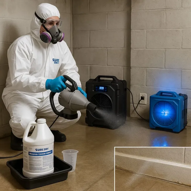 Sanitization and Odor Removal process in Cliffside Park, NJ